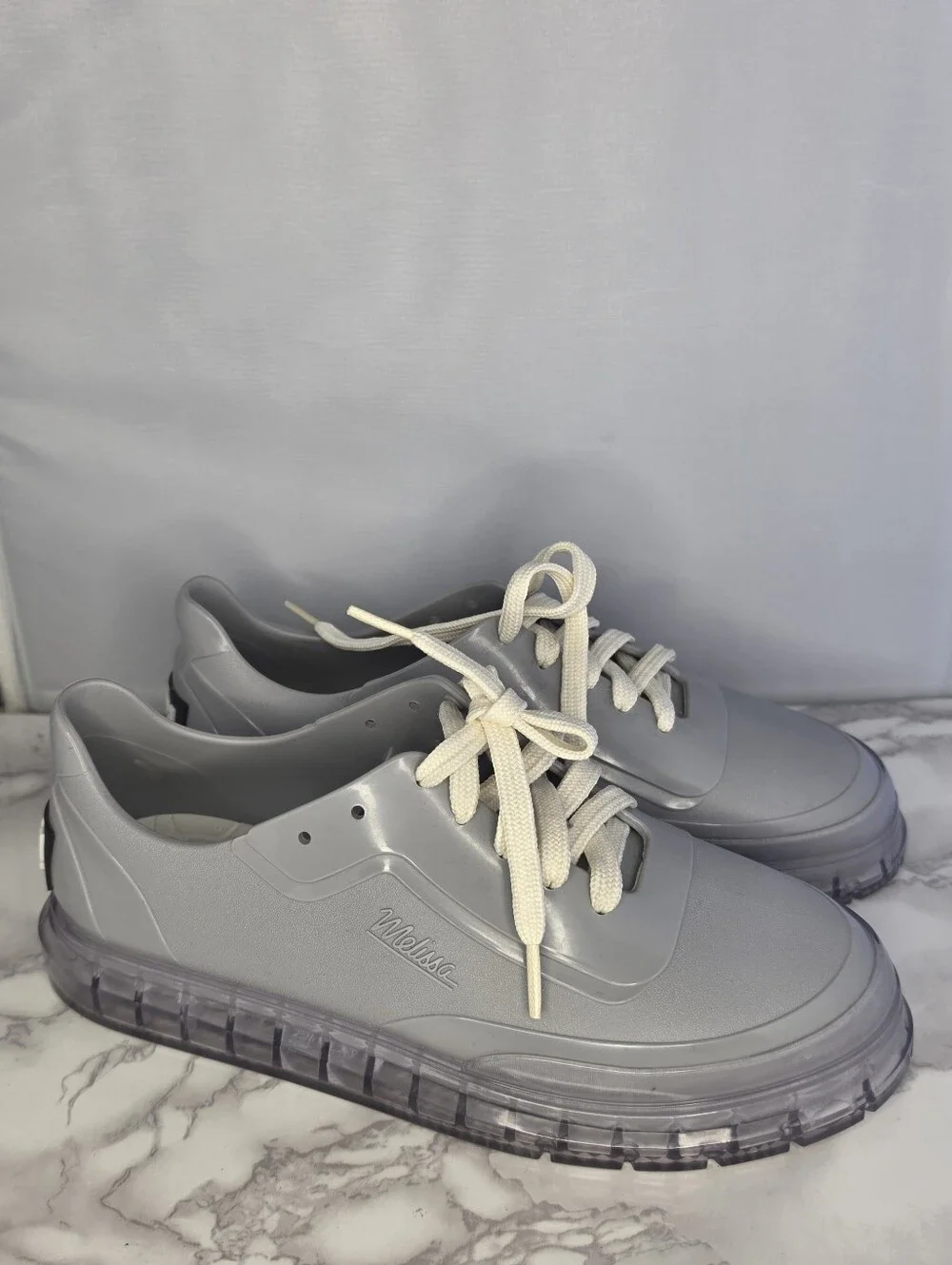 Melissa Classic Sneaker + BT21 shoes in a gray colorway 8